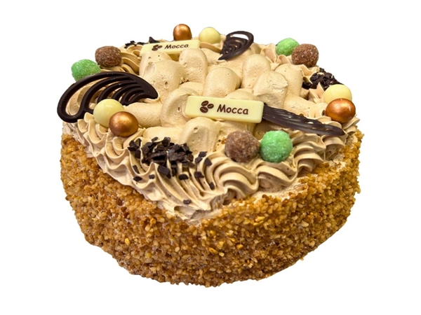 Mokka taart rond