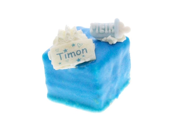 Petit fours geboorte jongen/naam
