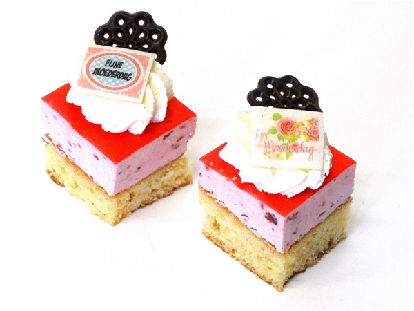 Petit Fours kwark Moederdag